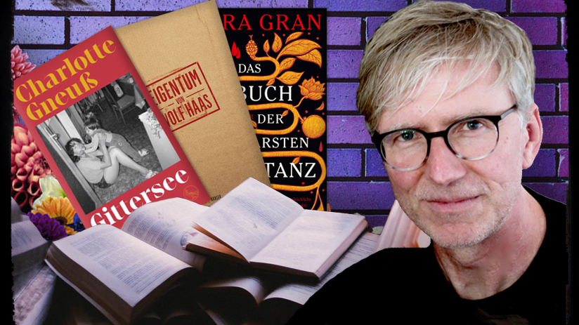 © 'Gittersee' (S. Fischer), 'Eigentum' (Hanser), 'Das Buch der kostbarsten Substanz' (Suhrkamp) | Günter Keil | Collage: egoFM