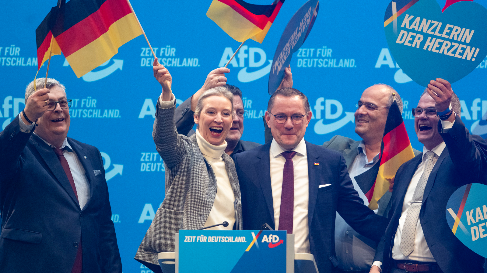 AfD Programı: Yabancıları Gönderecek, Sosyal Yardımlar Kısıtlanacak, © Sebastian Kahnert/dpa