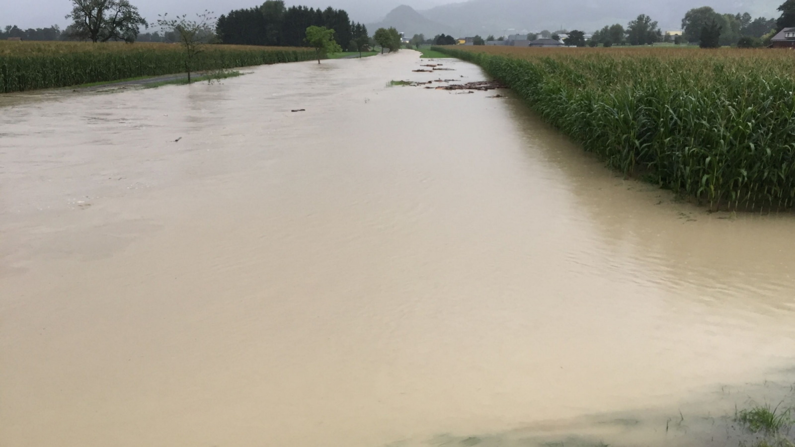 Schutz vor Überschwemmungen im Rheintal, © Keystone/SDA