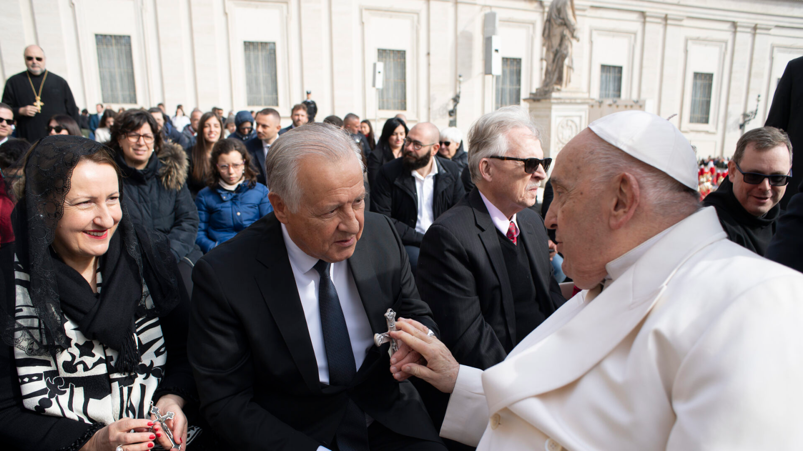 Landtagspräsident auf Papstbesuch, © IKR