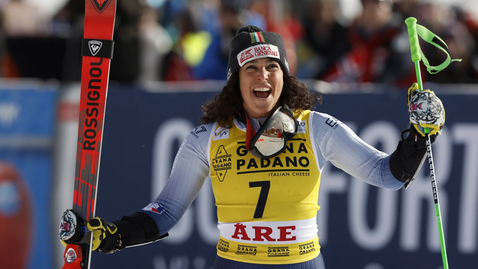 Ski: Brignone siegt, Kugel-Entscheidung vertagt, © Keystone-sda Ski: Brignone siegt, Kugel-Entscheidung vertagt, © Keystone-sda