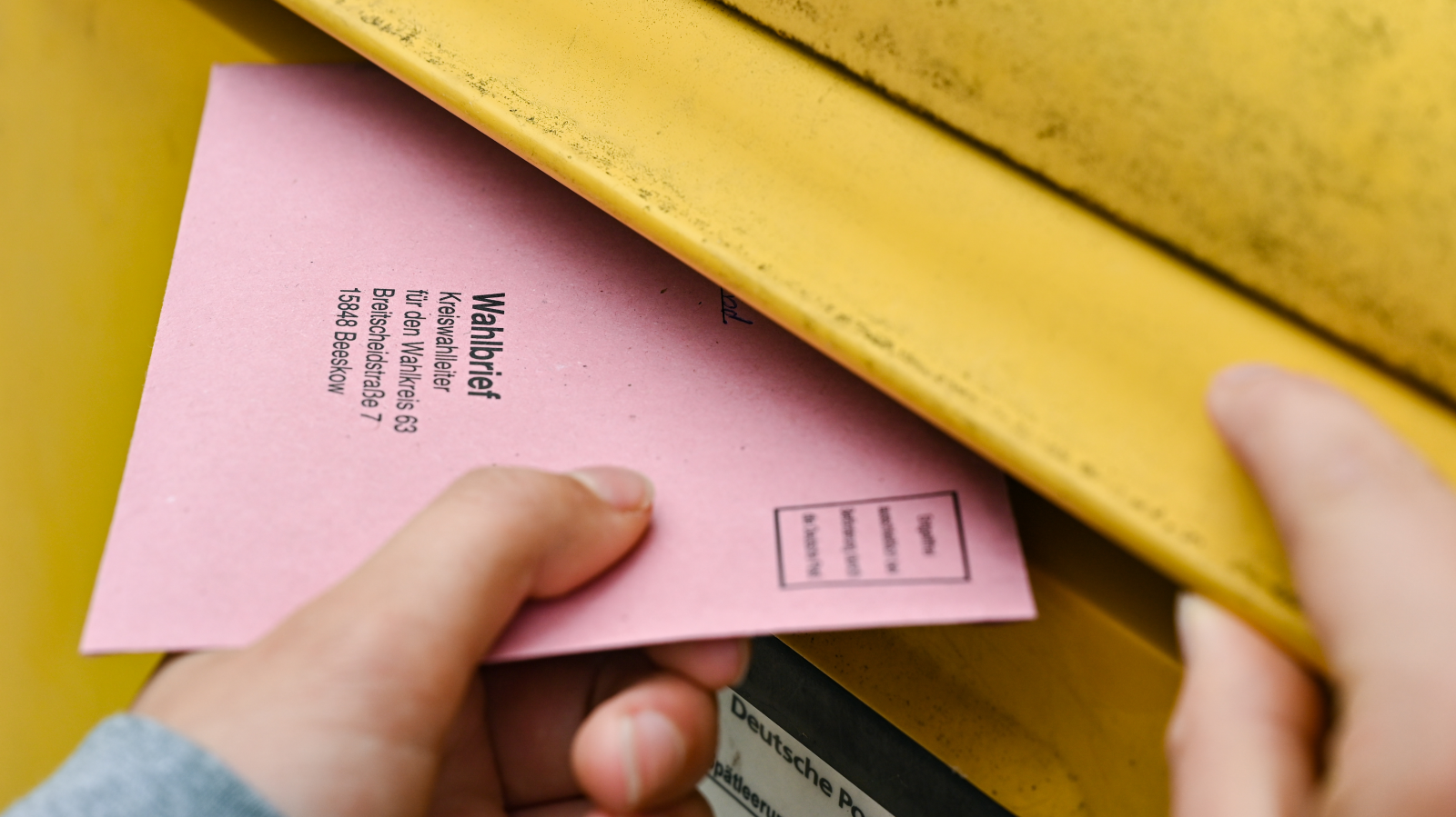 Mektupla Oy Kullanma Süreci Şubat’ta Başlıyor, © Patrick Pleul/dpa-Zentralbild/dpa 