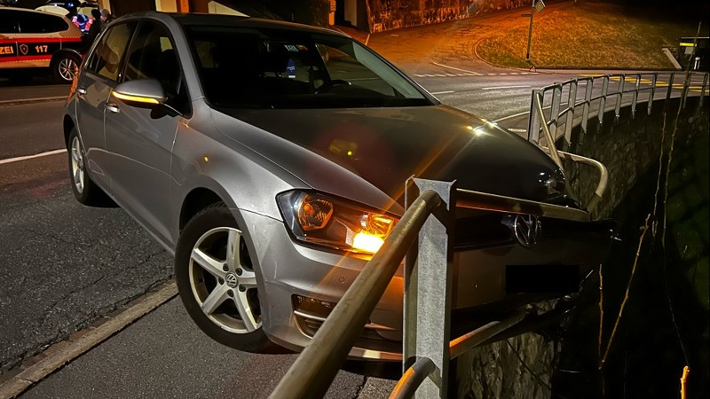 Selbstunfall in Triesenberg, © Landespolizei Liechtenstein