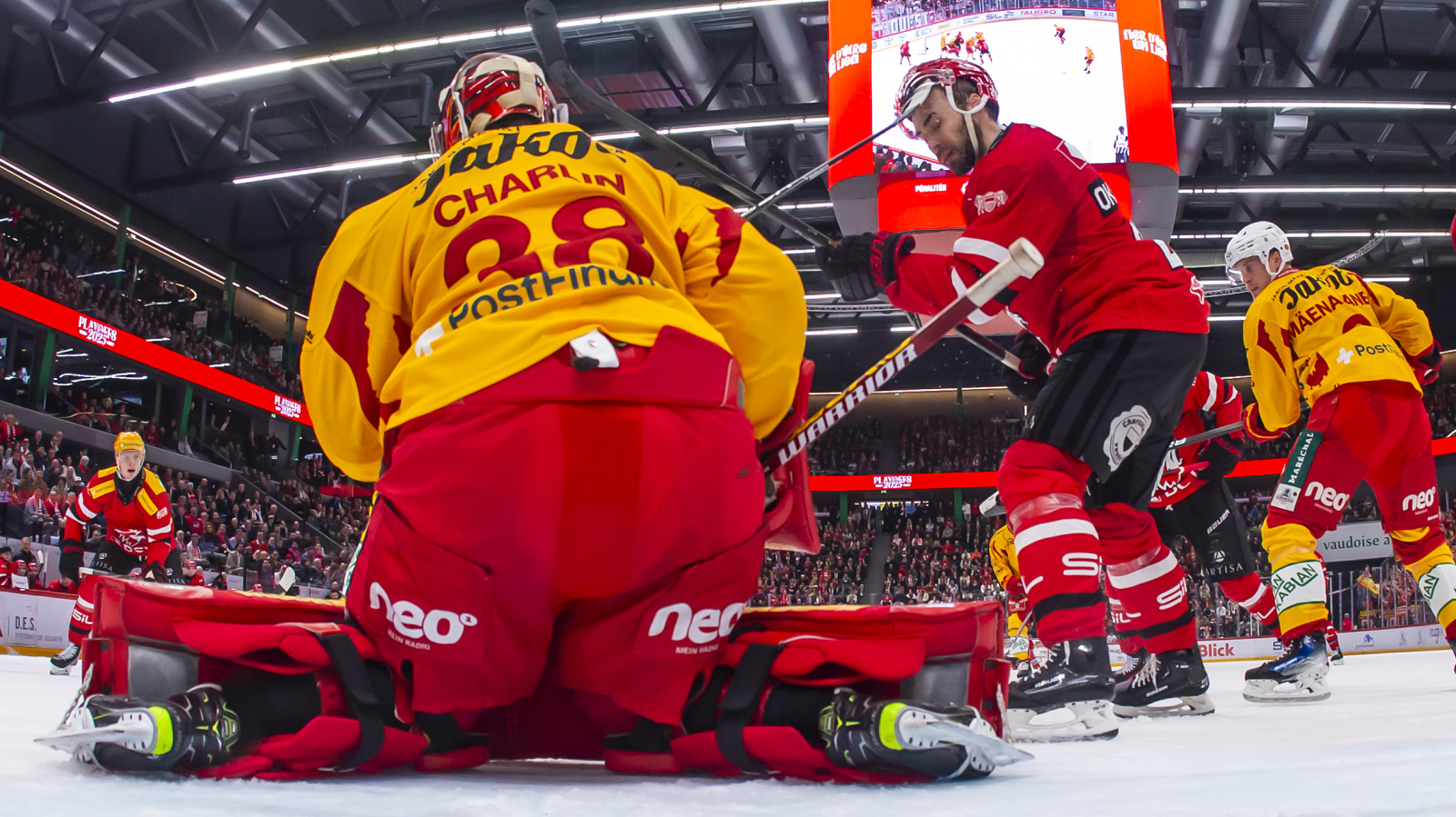 Lausanne ist in den Playoff-Halbfinals, © Keystone / Salvatore Di Nolfi