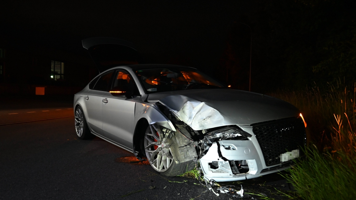 Unfall unter Alkoholeinfluss in Buchs, © Kantonspolizei St. Gallen
