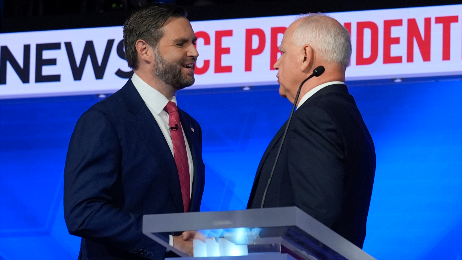 Schlagabtausch der Vize-Kandidaten bei TV-Duell, © KEYSTONE / MATT ROURKE