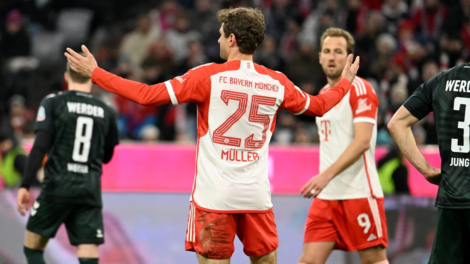 Bayern München mit Heimniederlage gegen Bremen, © Bild: Keystone Bayern München mit Heimniederlage gegen Bremen, © Bild: Keystone