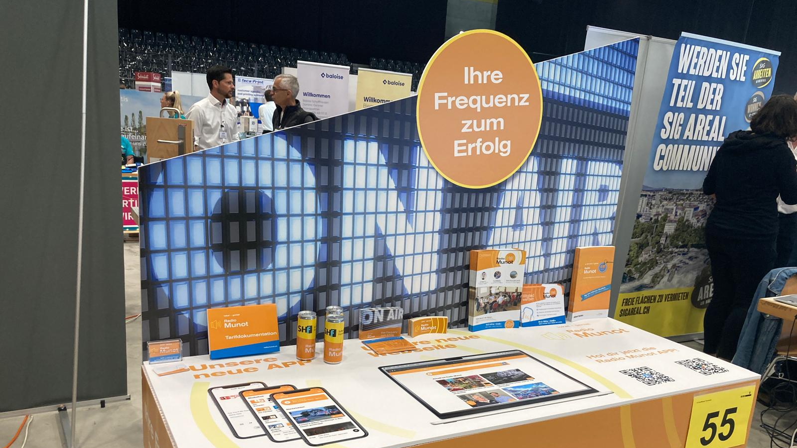 Radio Munot an der Schaffhauser Tischmesse, © Radio Munot