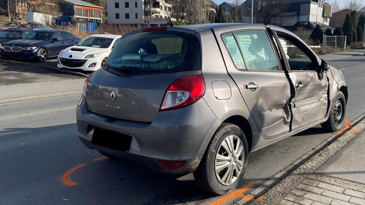 Autofahrerin bei Unfall in Eschen verletzt, © Liechtensteiner Landespolizei