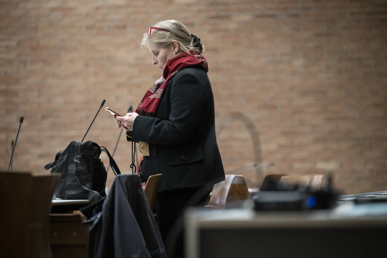 Isabel Garcia im Zürcher Kantonsrat, © Keystone-SDA Isabel Garcia im Zürcher Kantonsrat, © Keystone-SDA