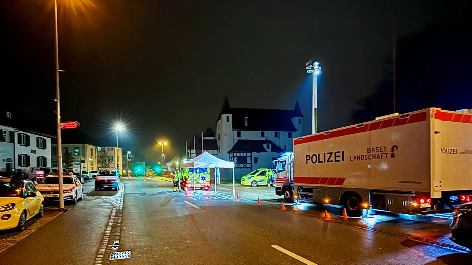 Zwei Tote bei Schiesserei in Pratteln  , © Kantonspolizei Baselland