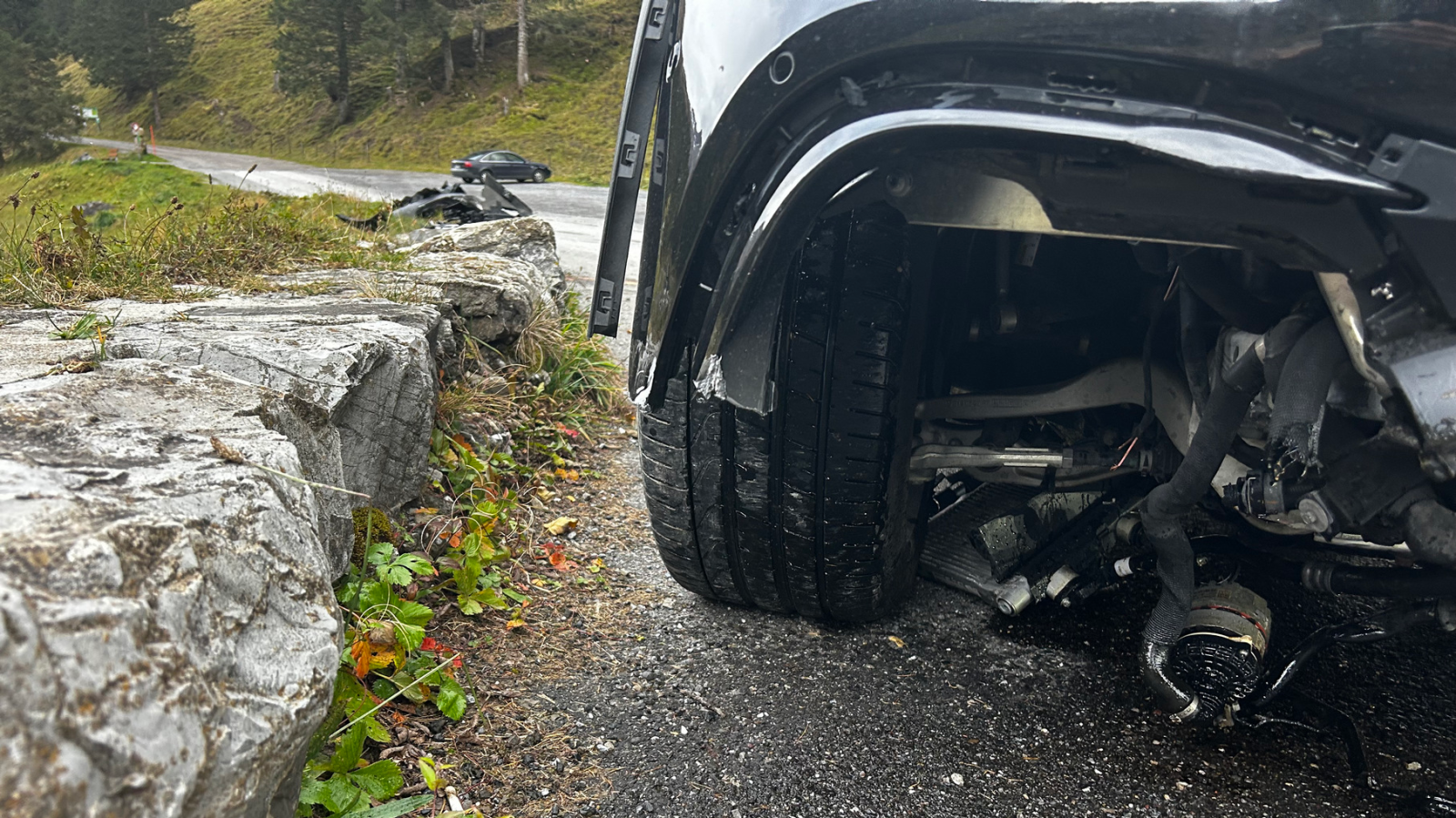 Selbstunfall in alkoholisiertem Zustand in Steg/Triesenberg, © Landespolizei