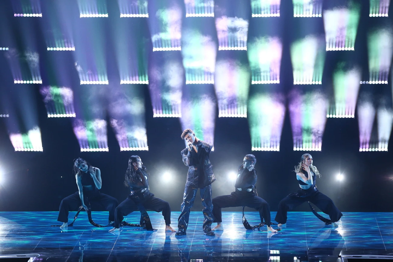 Remo Forrer am Eurovision Song Contest, © Keystone-SDA Remo Forrer am Eurovision Song Contest, © Keystone-SDA