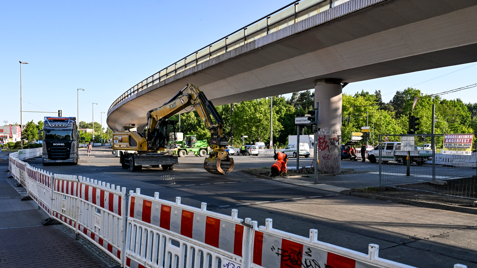 Berlin’de 10 yılda 120 köprü yeniden inşa edilecek!, ©  Jens Kalaene/dpa