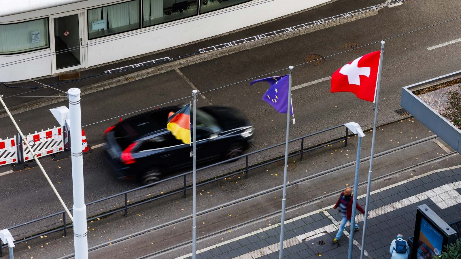 Mehr Kontrollen an Grenzen zu Deutschland, © Keystone / DPA / Philipop von Ditfurth Mehr Kontrollen an Grenzen zu Deutschland, © Keystone / DPA / Philipop von Ditfurth