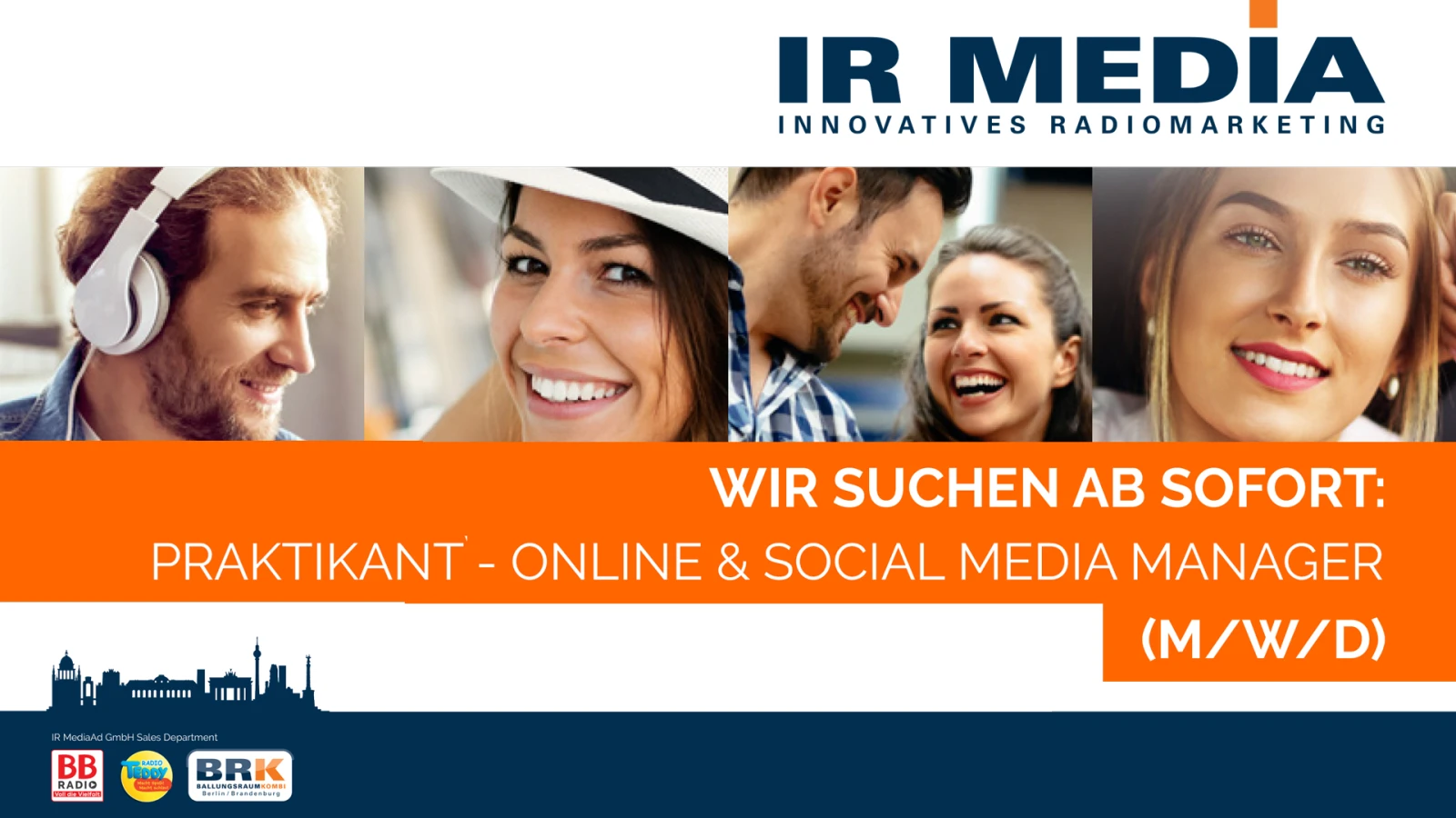 Online & Social Media Manager (M/W/D) Praktikum mit Option auf ein Volontariat Online & Social Media Manager (M/W/D) Praktikum mit Option auf ein Volontariat