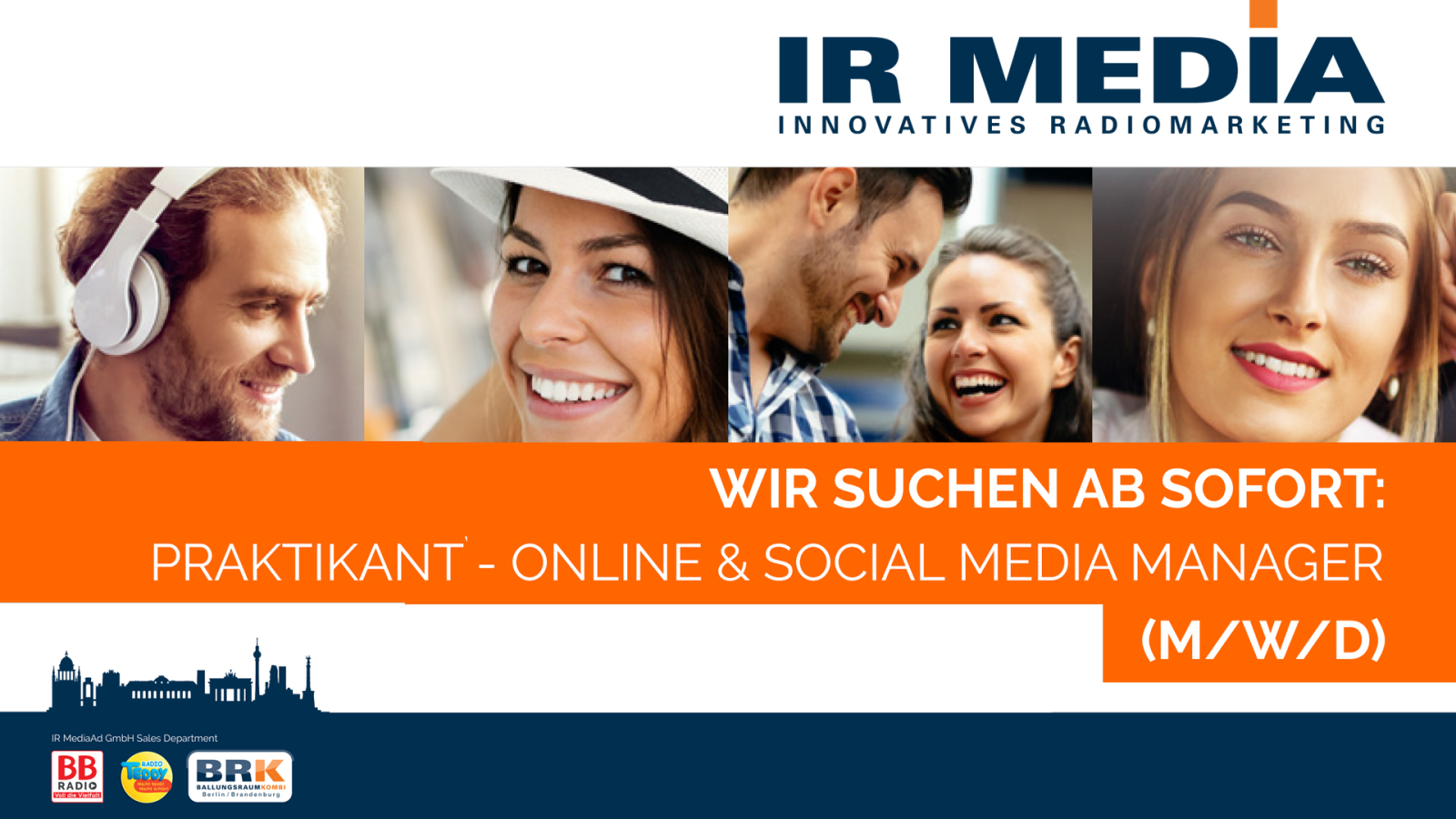 Online & Social Media Manager (M/W/D) Praktikum mit Option auf ein Volontariat