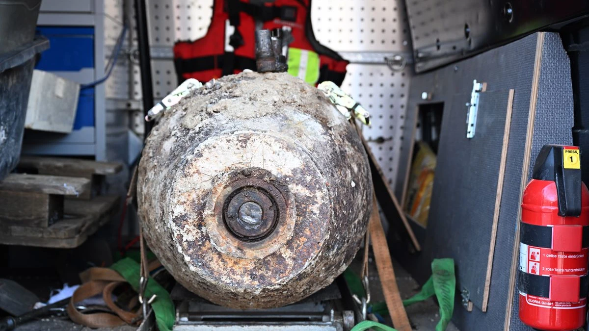 Biebelsheim'da Savaş Mühimmatı Bulundu Pazartesi Tahliye, © dpa Biebelsheim'da Savaş Mühimmatı Bulundu Pazartesi Tahliye, © dpa