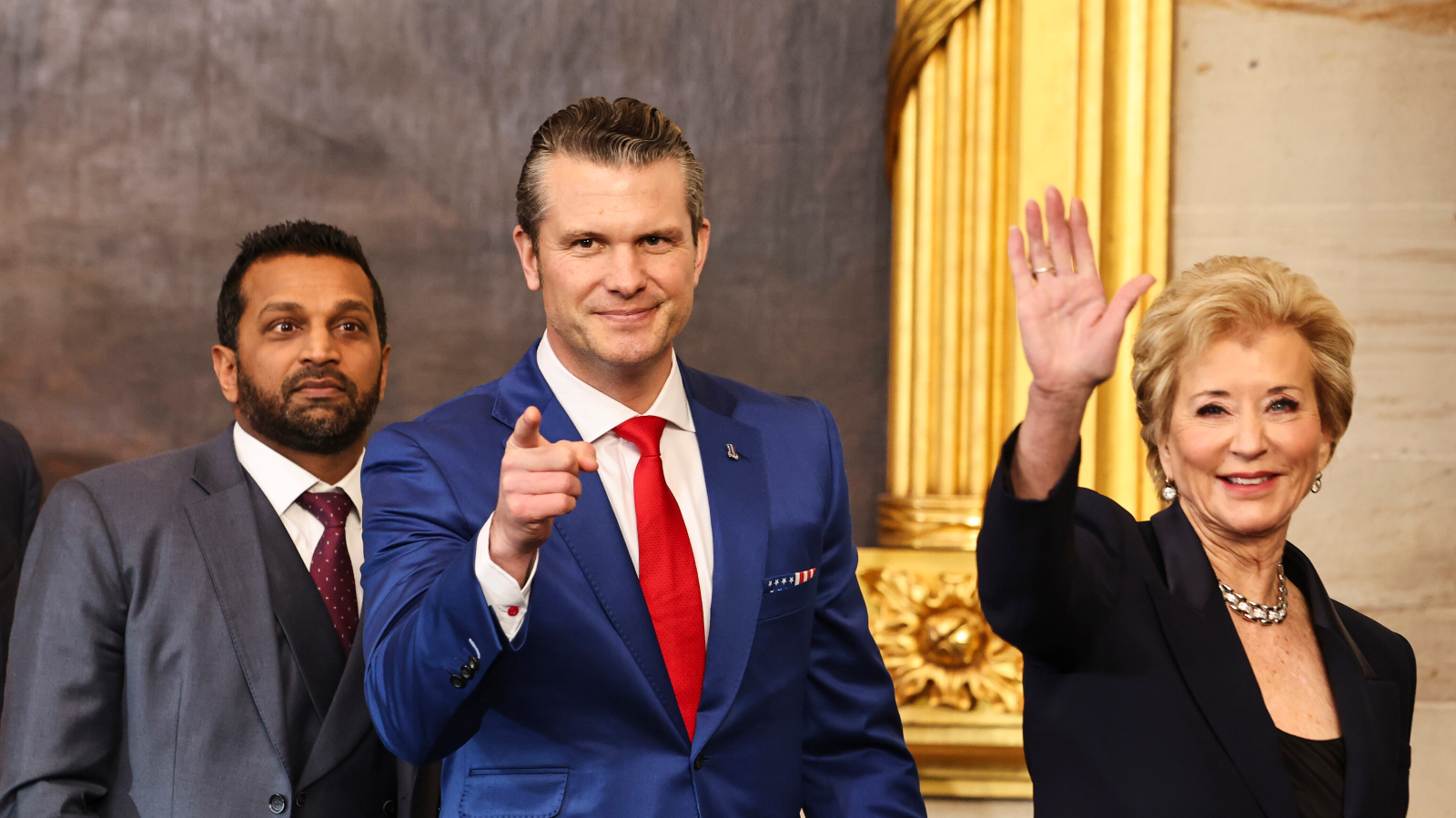 Früherer TV-Moderator wird Trumps Verteidigungsminister, © Chip Somodevilla/Pool Photo via AP