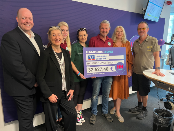 Spendenübergabe an Hamburger Tierheime, © HAMBURG ZWEI