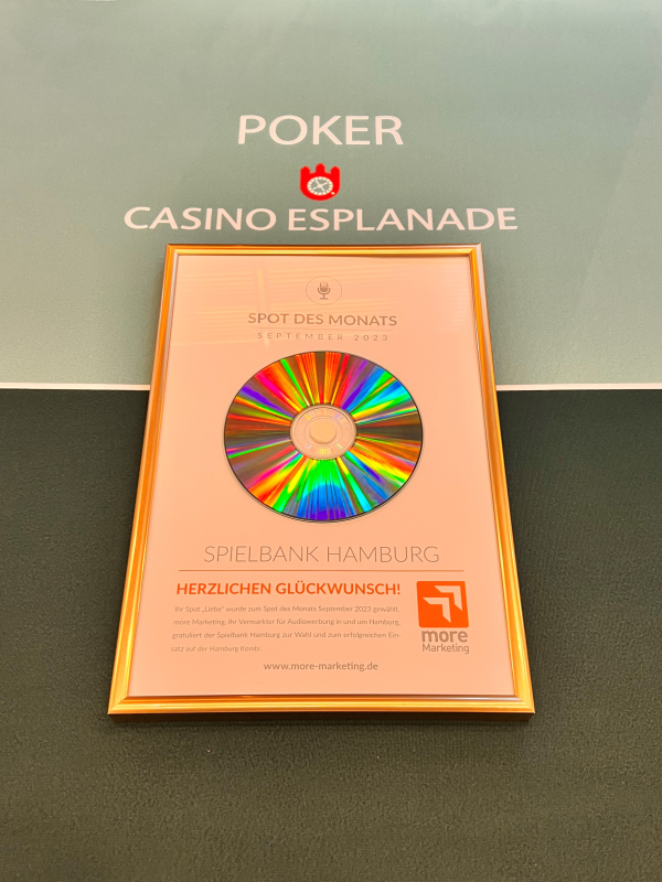 Urkunde Spot des Jahres September 2023, © Maik Janßen