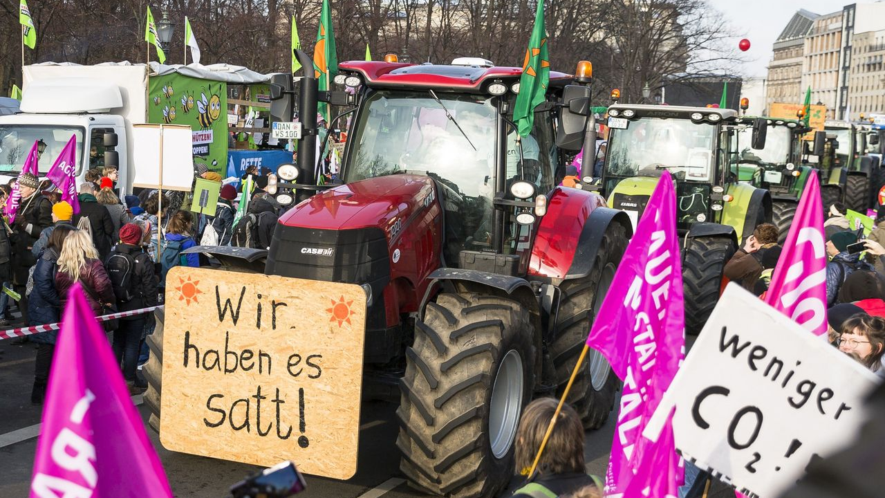 Grüne Woche Sırasında Berlin’de Tarım Protestosu!, © wir-haben-es-satt.de