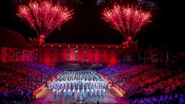 Der Mann für die Logistik am Basel Tattoo
