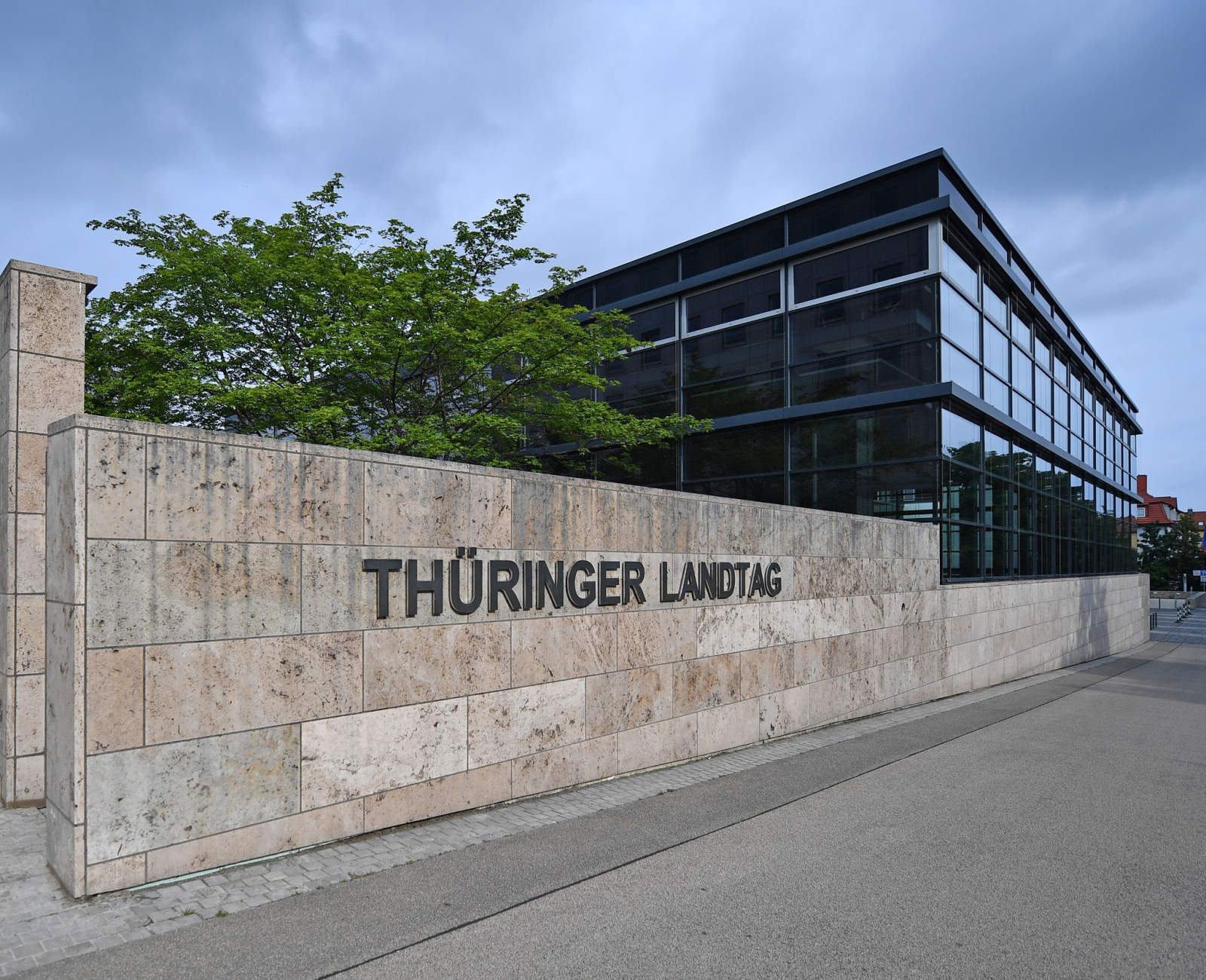 Das Gebäude des Thüringer Landtags.