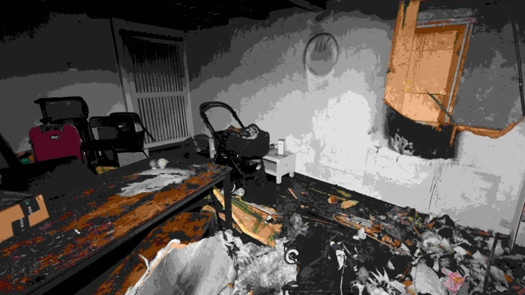 150'000 Franken Sachschaden nach Brand in Rebstein, © Keystone / SDA / Kantonspolizei St. Gallen 150'000 Franken Sachschaden nach Brand in Rebstein, © Keystone / SDA / Kantonspolizei St. Gallen