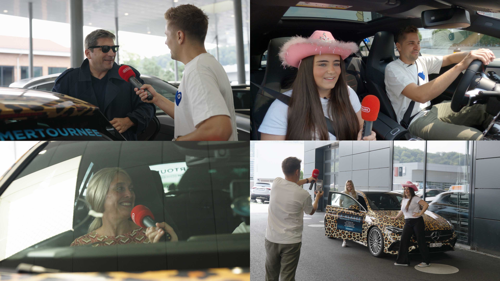 Hit the Road – das Basilisk «Car-aoke», © Basilisk