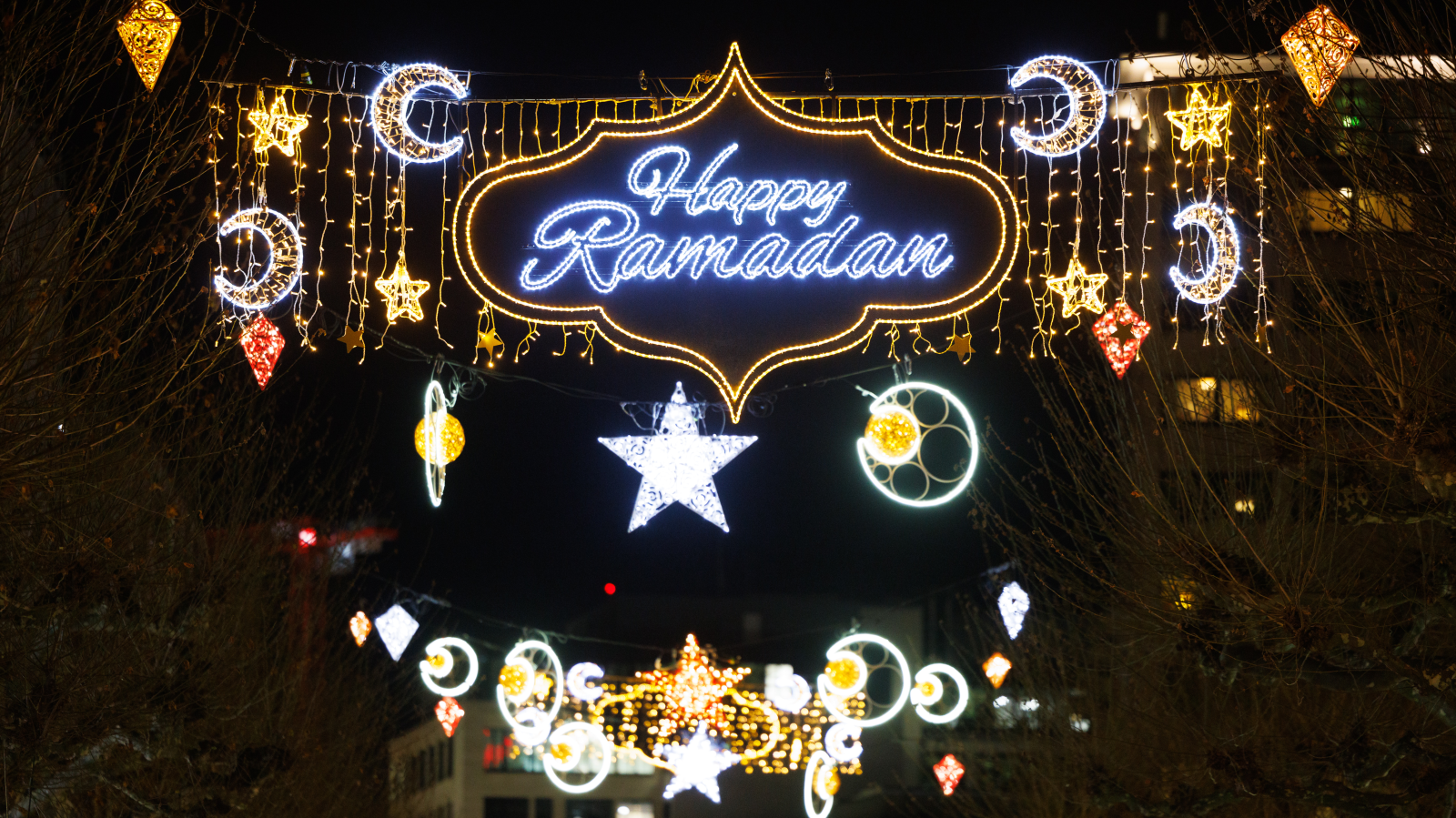 Frankfurt’ta Ramadan Işıkları 17 Şubat’ta Yeniden Yanıyor, © Lando Hass/dpa