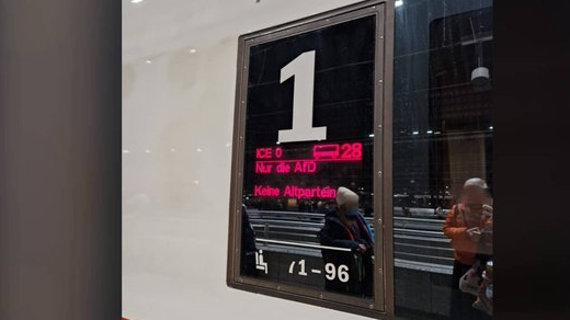 DB' de Skandal: ICE Ekranında AfD Propagandası!, © wdr