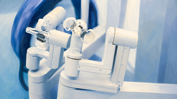 Die hochpräzise Operationshilfe: Der Da Vinci Roboter, © Kantonsspital Baselland