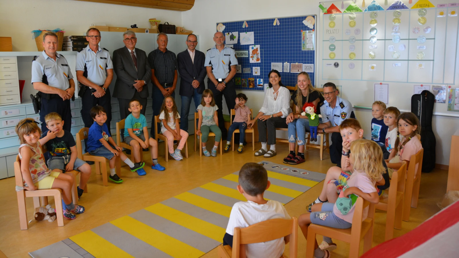 Verkehrsteppich als Lehrmittel für Verkehrssicherheit, © Landespolizei Liechtenstein Verkehrsteppich als Lehrmittel für Verkehrssicherheit, © Landespolizei Liechtenstein