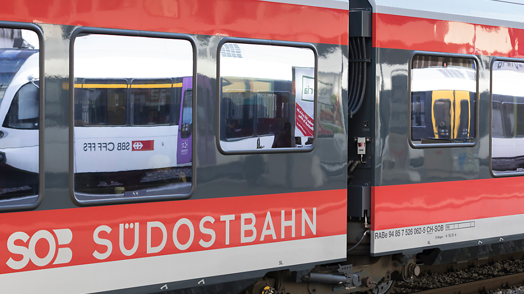 Mehr als 1000 Mitarbeitende bei der Südostbahn, © Keystone/SDA
