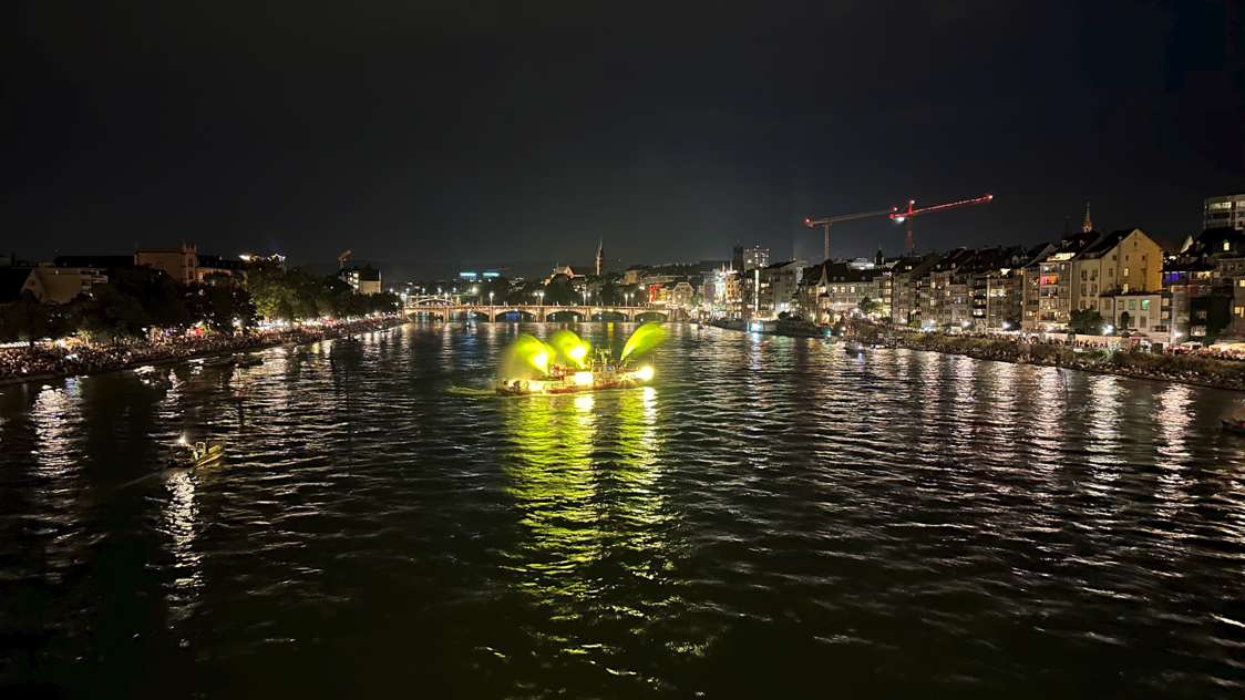 Basler Polizei zieht gute Bilanz für Bundesfeier am Rhein, © Kantonspolizei Basel-Stadt