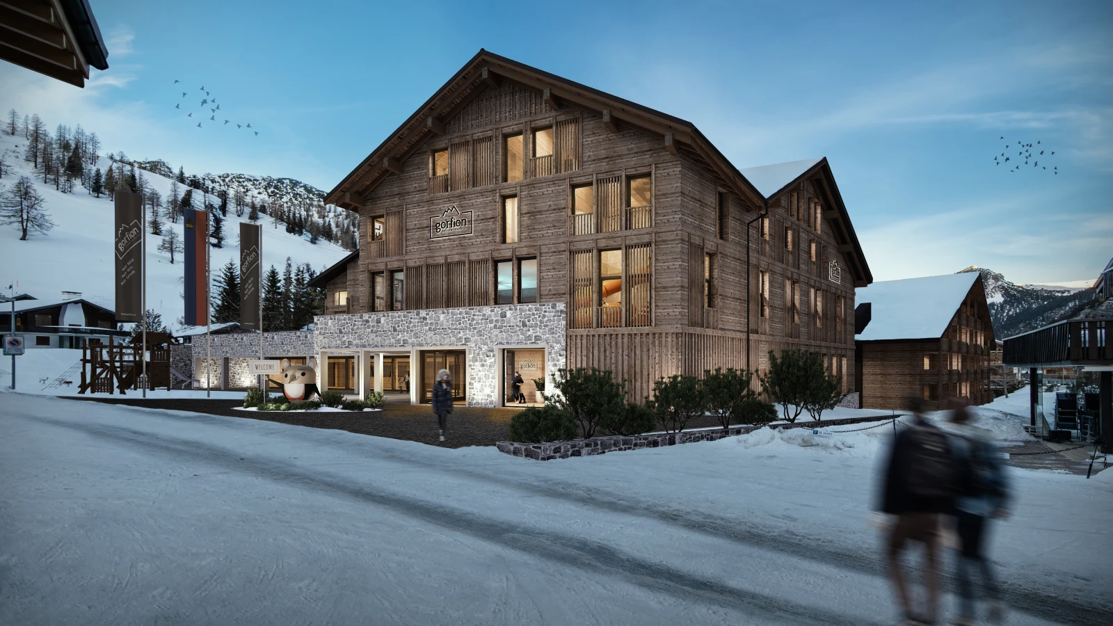 Hotel Gorfion plant Modernisierung, © Architektur Pitbau Hotel Gorfion plant Modernisierung, © Architektur Pitbau