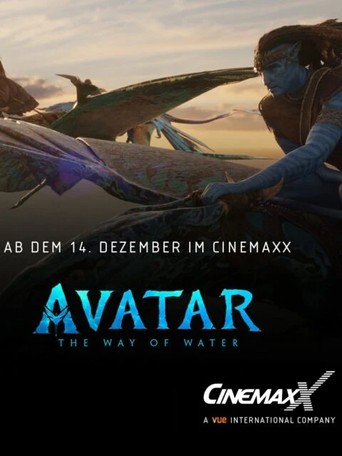 Kinoplakat Avatar 2, © Cinemaxx Kinoplakat Avatar 2, © Cinemaxx