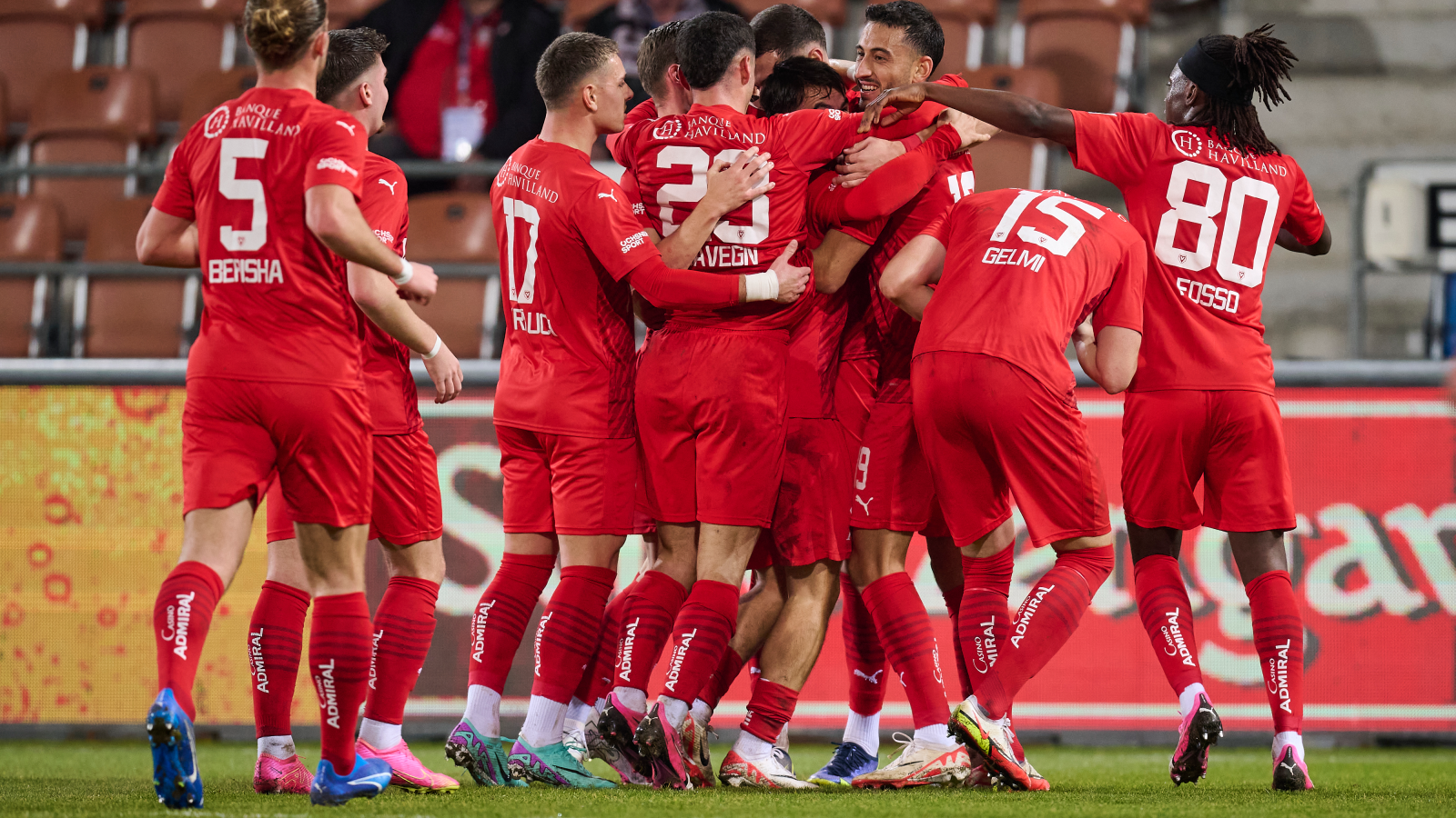 Der FC Vaduz feiert den zweiten Sieg in Folge, © M. Zanghellini