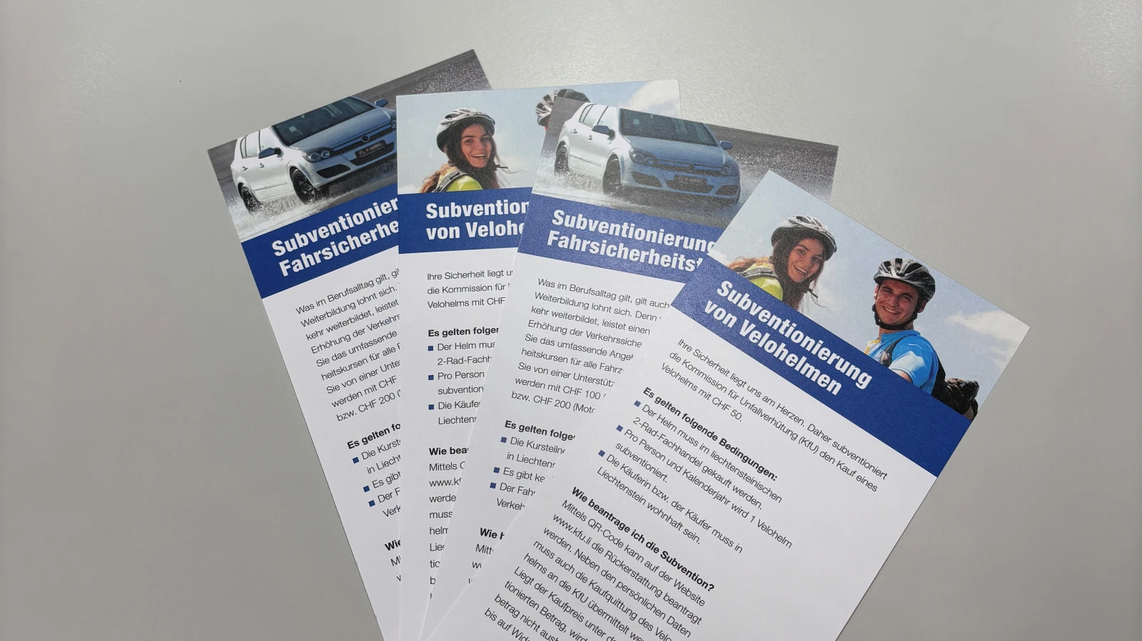 Subventionen für Velohelme können digital eingereicht werden, © lpfl Subventionen für Velohelme können digital eingereicht werden, © lpfl