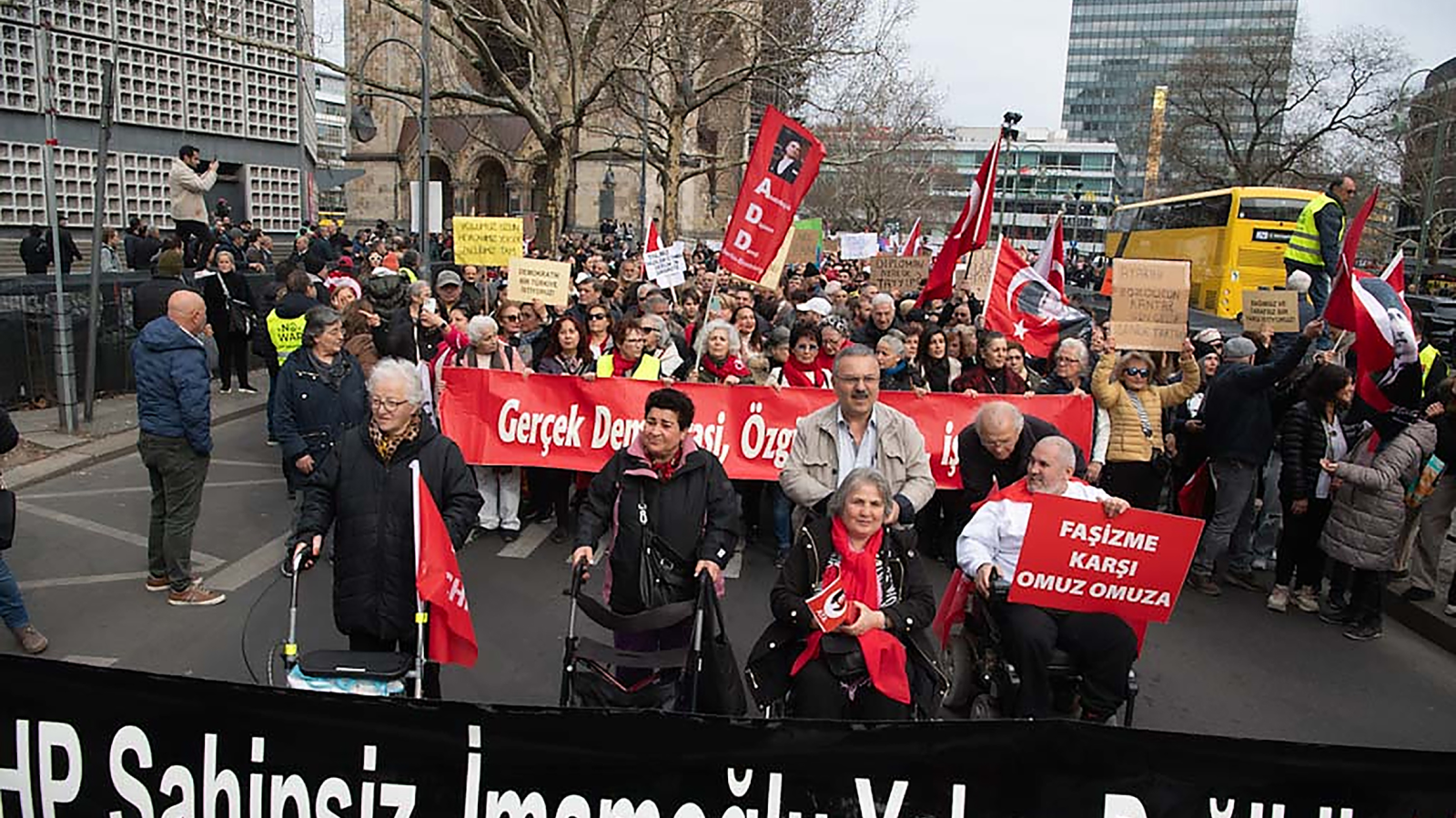Berlin’de İmamoğlu Protestosu!, © Paul Zinken/dpa