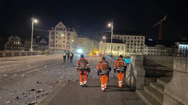 Basler Stadtreinigung im Grosseinsatz, © BVD Basler Stadtreinigung im Grosseinsatz, © BVD