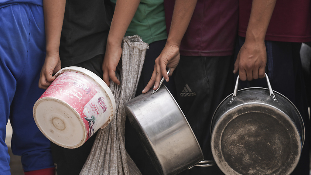 Stadt St. Gallen leistet 50'000 Franken Soforthilfe in Gaza, © Keystone-SDA