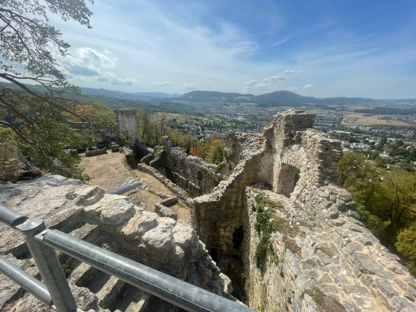 Die Aussicht von der Ruine
