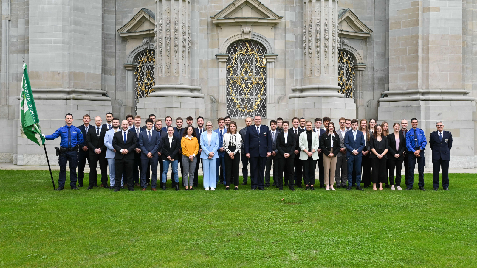 Waffenübergabe und Inpflichtnahme in St. Gallen, © Kantonspolizei St. Gallen