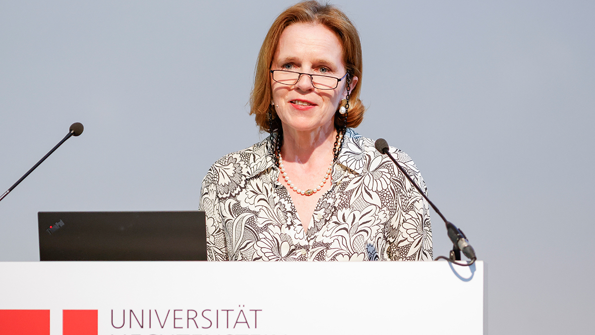 Besuch der EGMR-Präsidentin Siofra O'Leary, © Universität Liechtenstein