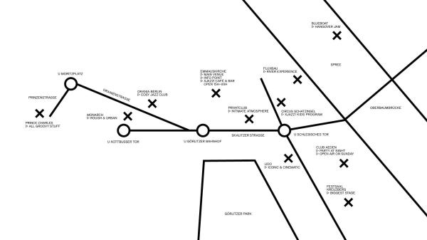 XJAZZ! Festival 2022 Venues - all over Kreuzberg
