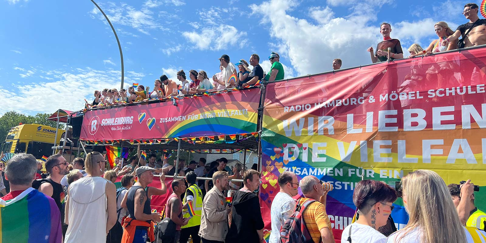 Radio Hamburg Truck CSD 2023, © Radio Hamburg