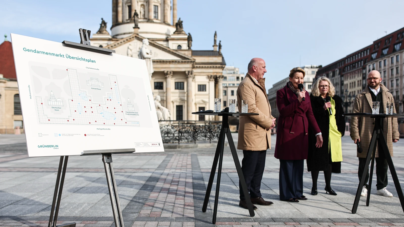 Gendarmenmarkt Bugün Yeniden Açıldı!, © Hannes Albert/dpa Gendarmenmarkt Bugün Yeniden Açıldı!, © Hannes Albert/dpa