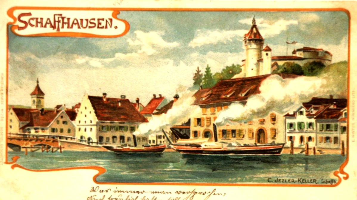 © Postkartenverlag J.G.Klingenberg Schaffhausen via Stadtarchiv © Postkartenverlag J.G.Klingenberg Schaffhausen via Stadtarchiv